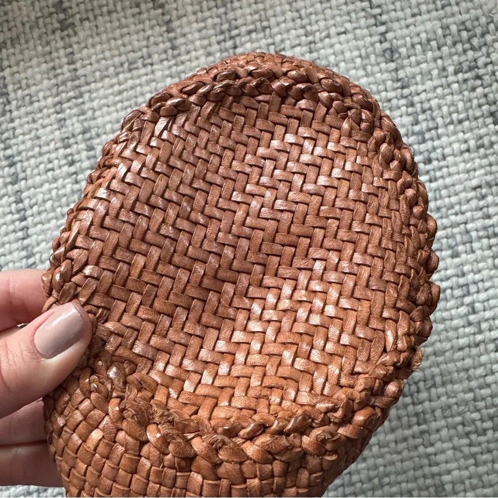 Dragon Diffusion Brown Woven Mini Tote Bag - Picture 3 of 5